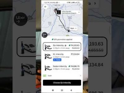 Intercity Ride pr Uber Ka Froud #uberintercity #shorts #viralvideo