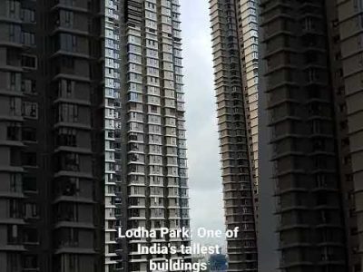 Lodha Park: One of India's tallest buildings #skyline #height #mumbai #lodhagroup #building