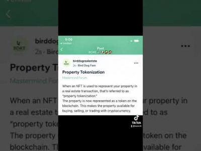 Property Tokenization – Real Estate on the Blockchain #NFTs #NFT