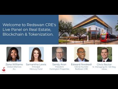 Real Estate, Blockchain and Tokenization at the Ion Houston. RedSwan CRE's first live event.