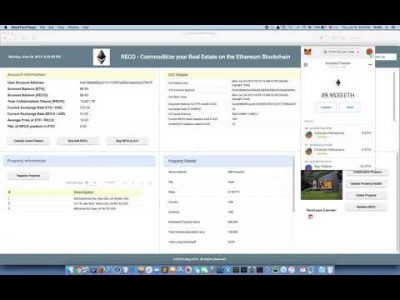 RECO – commoditize your real estate on the ethereum blockchain