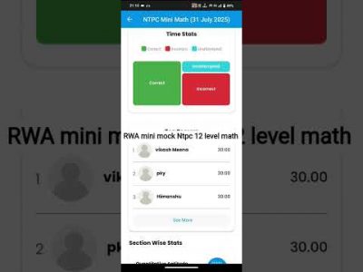 RWA math mini mock test NTPC 12 level. #rwa #ntpc #uppolice #upsi #nature #naveensir #motivation