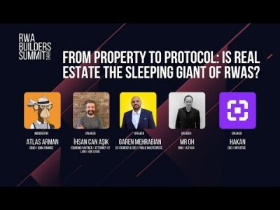 RWA Summit Panel (IBW 2025): From Property to Protocol: Is Real Estate the Sleeping Giant of RWAs?
