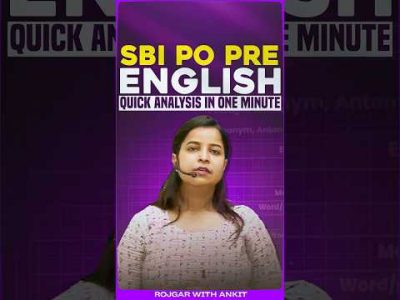 SBi Po Pre English Quick Analysis In One Minute | Banking By Rwa #rwa #sbipi #sbipo2025 #analysis