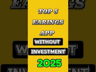 Top 5 Best Earning Apps Without Investment in 2025   Earn Money Fast #earningapp #makemoney #video