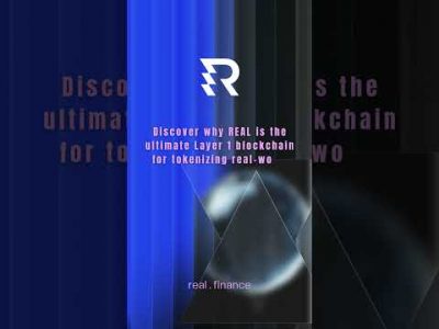 Why REAL is the best blockchain for RWA tokenization?  #realfinance #blockchainfund