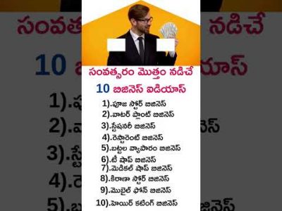 10 New Business Ideas for 2025 | No investment needed | Telugu Business Ideas #business