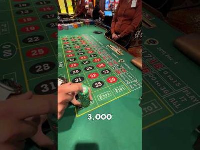 $3000 Roulette Strategy! #casino #lasvegas #roulette