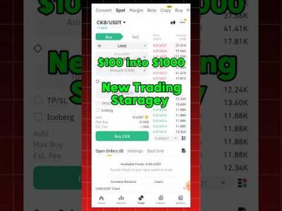 From $100 to $1000 with Binance Spot Trading for Beginners, Start Earning Today!
