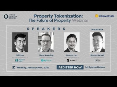 Property Tokenization: The Future of Property Webinar by Asosiasi Blockchain Indonesia X Coinvestasi