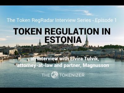 Token regulation in Estonia