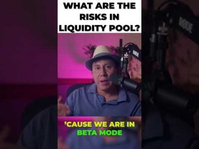 What are the risks in a liquidity pool?