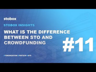 What is the difference between security token offering (STO) and crowdfunding?