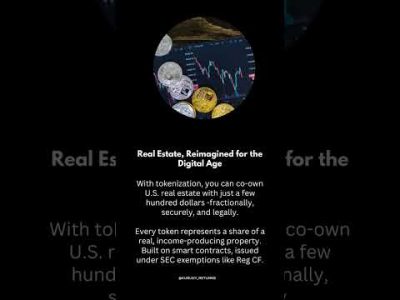 With tokenization, you can co-own U.S. real estate with just a few hundred dollars.