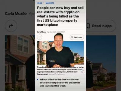 You Can Buy Real Estate With Crypto!